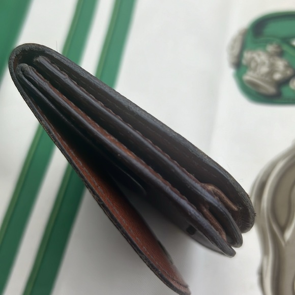 Louis Vuitton LV Monogram Porte Monnaie Gousset Coin Purse logo wallet mini Auth - Picture 5 of 14